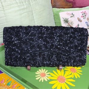 80s Beaded Evening Clutch